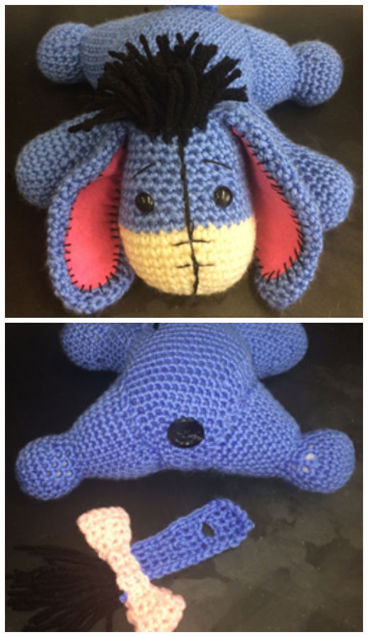 Amigurumi Crochet Eeyore Toy Free Pattern