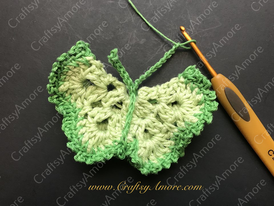 Crochet 3D Butterfly with Picot Edging Free Pattern & Tutorial