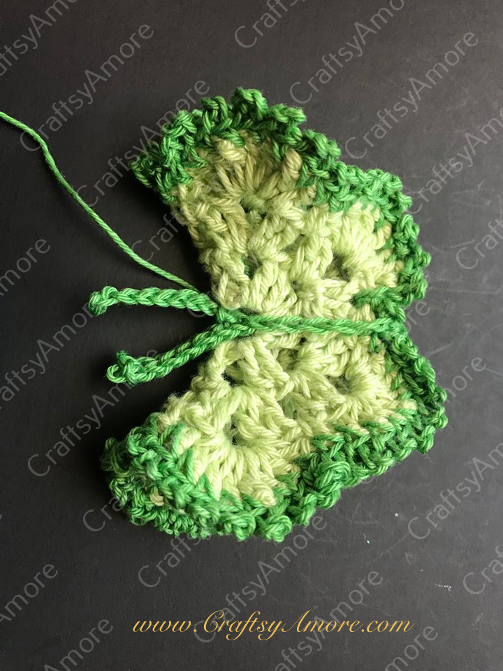 Crochet 3D Butterfly with Picot Edging Free Pattern & Tutorial