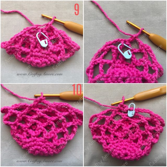 Crochet Little Goldfish Bag Free Pattern - Body 3