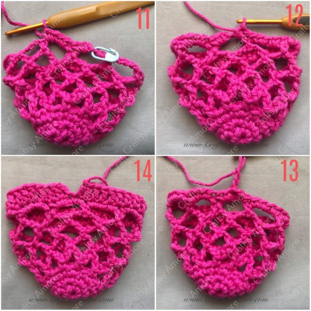 Crochet Little Goldfish Bag Free Pattern - Body 4