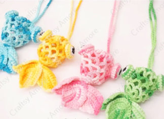 Crochet Little Goldfish Bag Free Pattern & Tutorial