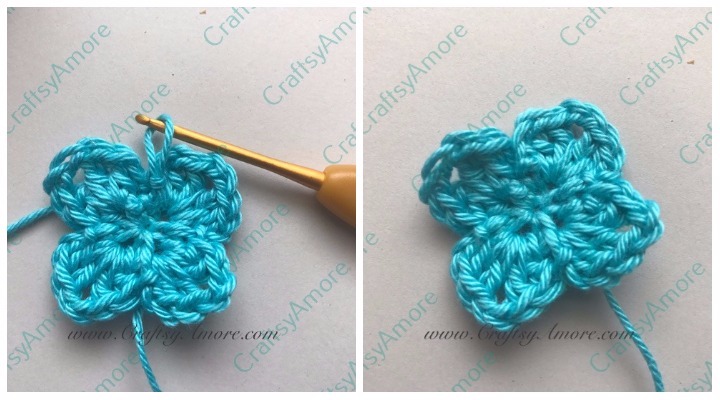 Easy Crochet Hydrangea Flower Free Pattern & Step by Step Tutorial