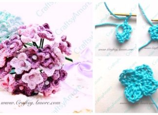 2 Easy Crochet Hydrangea Flower Free Pattern & Step by Step Tutorial