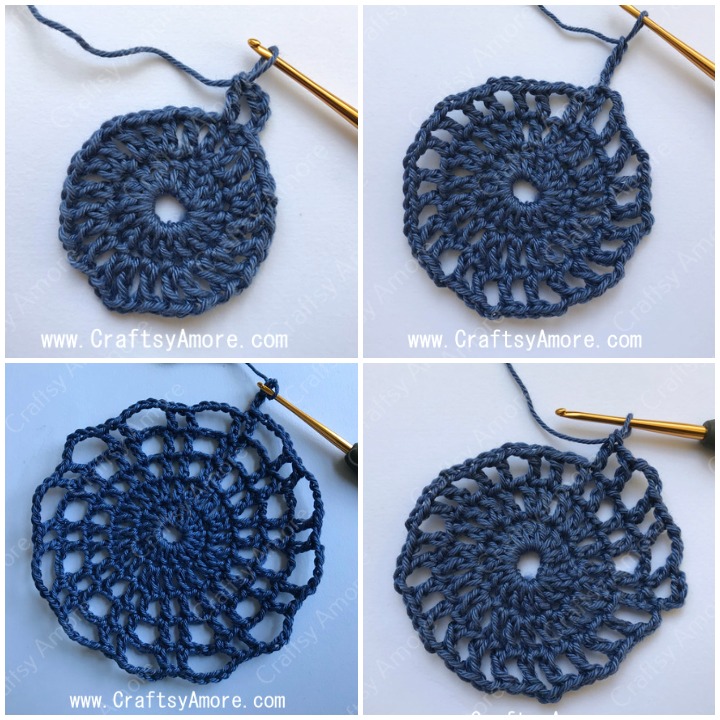 Crochet Wheel Motif Lace Dress Free Pattern & Tutorial