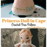 Amigurumi Princess Doll in Cape Crochet Free Pattern - Part 2 Cape