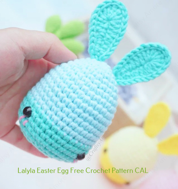 Lalyla Easter Bunny Egg Free Crochet Pattern CAL