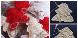 Crochet Christmas Tree Ornament Free Pattern Tutorial