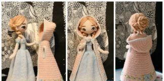 Amigurumi Princess Doll in Cape Crochet Free Pattern