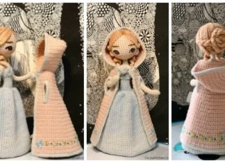Amigurumi Princess Doll in Cape Crochet Free Pattern