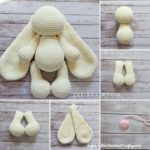 Crochet Big Flappy Ear Bunny Amigurumi Free Pattern