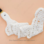 Puffy Cluster Swan Scarf Free Crochet Pattern