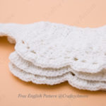 CraftsyAmore Cluster Swan Scarf Free Crochet Pattern 4