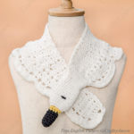 CraftsyAmore Cluster Swan Scarf Free Crochet Pattern 8