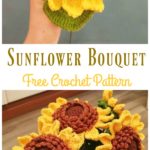 Sunflower Bouquet Free Crochet Pattern