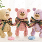 Amigurumi Patches Teddy Bear Free Crochet Pattern