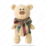 Amigurumi Patches Teddy Bear Free Crochet Pattern