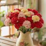 Beautiful Carnation Flower Free Crochet Pattern For Mother’s Day